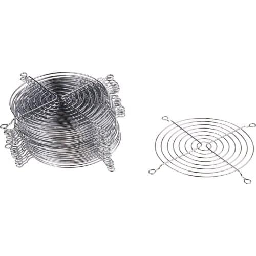 Metal Household Grill Protector Finger Guard for 120mm Case Fan 20pcs Silver