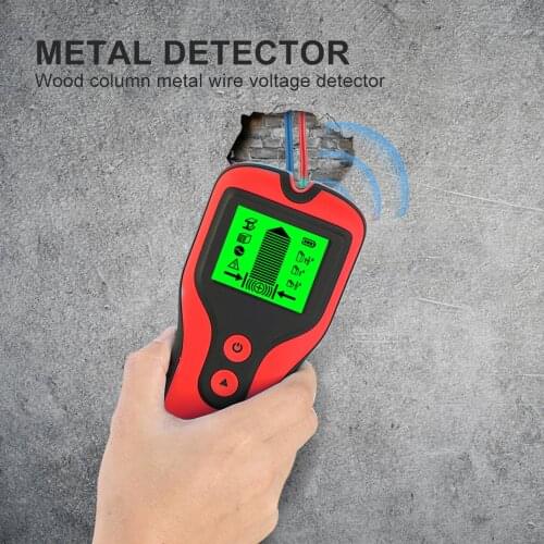3 In 1 Metal Detector Wall Scanner Stud Sensors LCD Display Screen Scanner AC Voltage Live Wire Detector Multifunction Tools