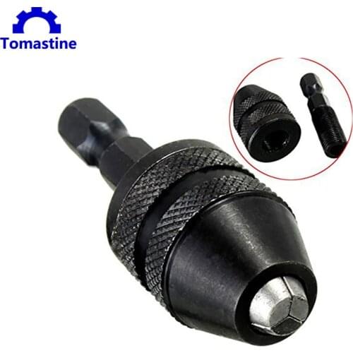 New Hex Shank Keyless Drill Bit Chuck Quick Change Screwdriver Quick change chuck with hexagonal handle