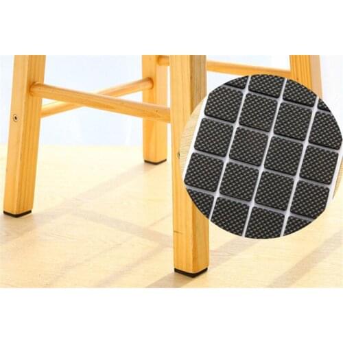 Useful Table Legs Feet Floor Protector Mats Thickening Invisible Black Furniture Pads Adhesive Rubber Scratch Stools Chairs