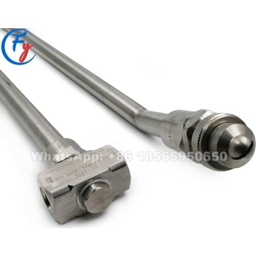 Stainless steel extended air atomizing spray nozzle, 1/4 extended type air atomizing spray nozzle