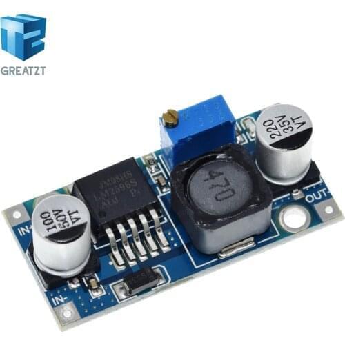 GREATZT 100pcs LM2596 LM2596S DC-DC adjustable step-down power Supply module NEW ,High Quality