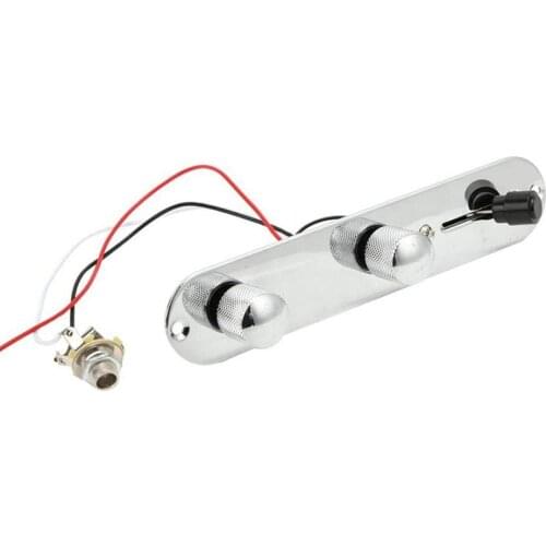 Standard Wiring Import 3 Way Loaded Prewired Control Plate Switch Harness Knobs for Fender Telecaster TL Tele Guitar Accessories