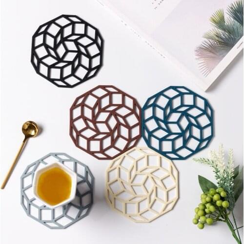 Nordic style placemat heat insulation/anti-scald mat/ table mat /kitchen and household bowl mat