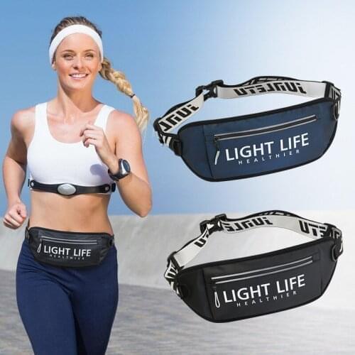 Waterproof Sport Waist Bag Luminous Running Fitness Cell Mobile Phone Bag Case Marathon Water Holder Key Money Card Pocket Pouch