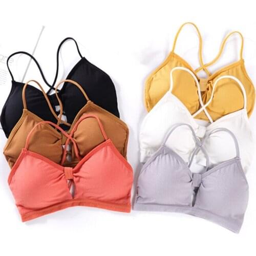 Korean Style Elastic Gathering Bralette Push Up Bra Summer Anti-light Wild Bra Tube Top Sexy No Rims Bra