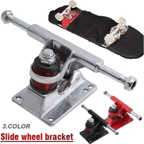 1pc 4-wheel Skateboard Wheels Bridge Support Base 3.25in Aluminum Alloy Universal Skateboard Bridge Base Stand Accessories