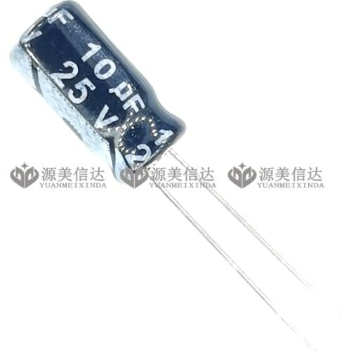 100% New&original 20 25V10UF 4*7mm 4X7 Aluminium Capacitor