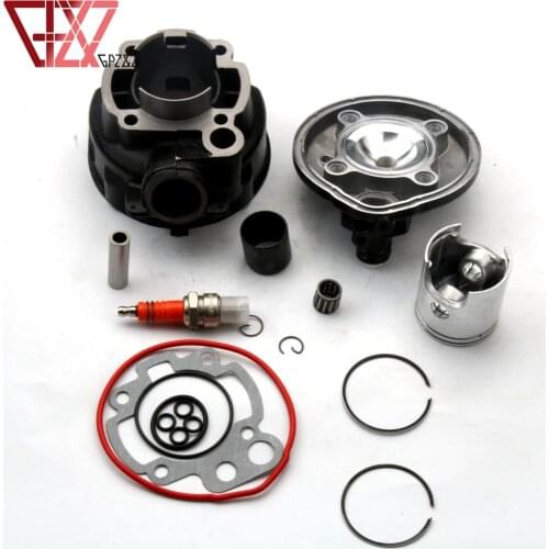 90cc 49mm Big Bore Cylinder Kit & Head For Beta RK6 RR Alu Enduro Motard 50cc Minarelli AM6 2-Stroke 1E40MB Engine