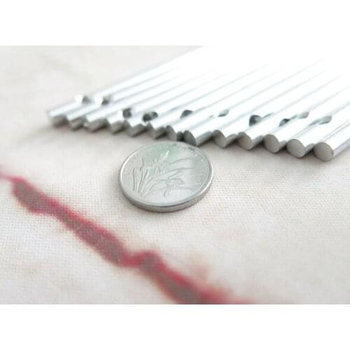 DIY wind chime accessories Diameter 4.3mm*8cm silver hand made solid air bell pipe hand made material wind bell rod accessories