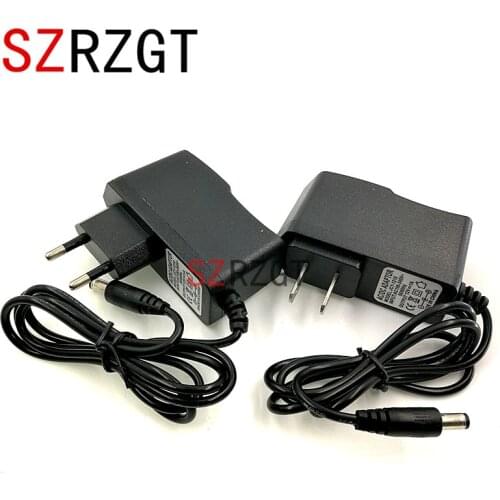 Free post shipping 1PCS 12V1A New AC 100V-240V Converter power Adapter DC 12V 1A 1000mA Power Supply EU Plug DC 5.5mm x 2.1mm