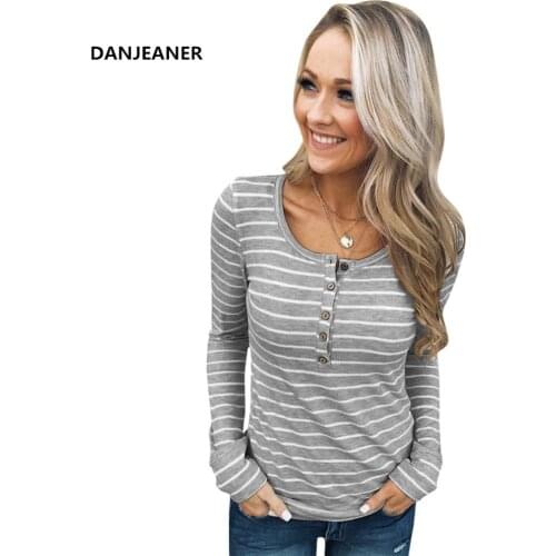 Женские длинные футболки DANJEANER China At AliExpress
