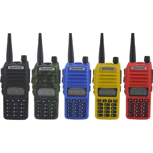 Baofeng uv-82 dual band Walkie talkie VHF/UHF 136-174MHz & 400-520MHz two way radio baofeng uv82 dual PTT switch with headset