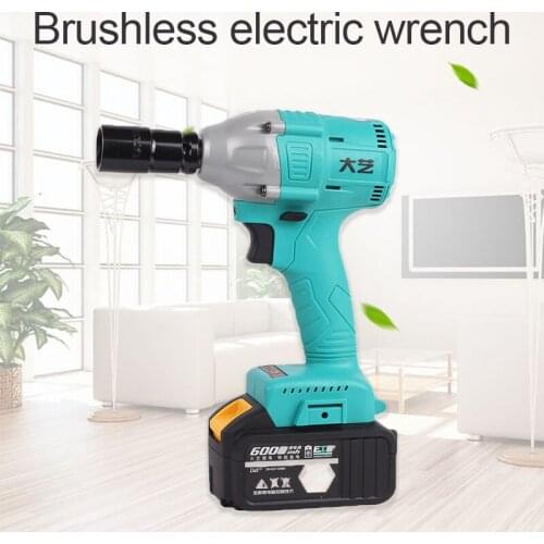 Electric Wrench A3 Lithium Battery Charging Impact Function Shelf Work Carpentry High Torque Brushless Jackhammer 2106