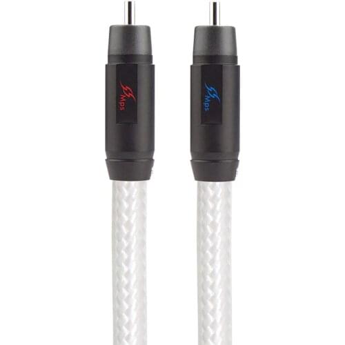 HiFi MPS M-8R HiFi 99.9997% OFC+ Silver Plated 24K rhodium Plated Plug RCA audio cable DVD CD DAC amplifier Audio cable 1Pair
