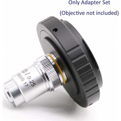 AmScope Adapter Combination - Canon Camera to AmScope RMS objective Macro Photography Recommendation