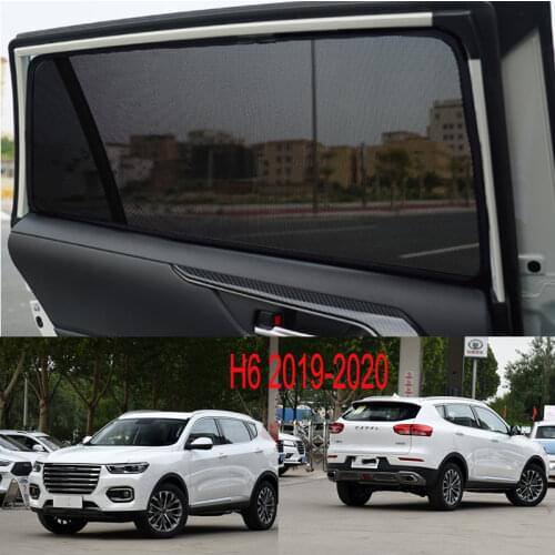 Magnetic Car Window Sun Shade Sunshield Curtain Visors Sunproof Gauze Mesh Protection Cover For Haval H6 2020
