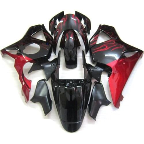 Fashion Motorcycle fairings kit Fit For Honda CBR954RR 2002 2003 Red flame Fairing CBR 954rr 02 03 Bodywork Parts MA93