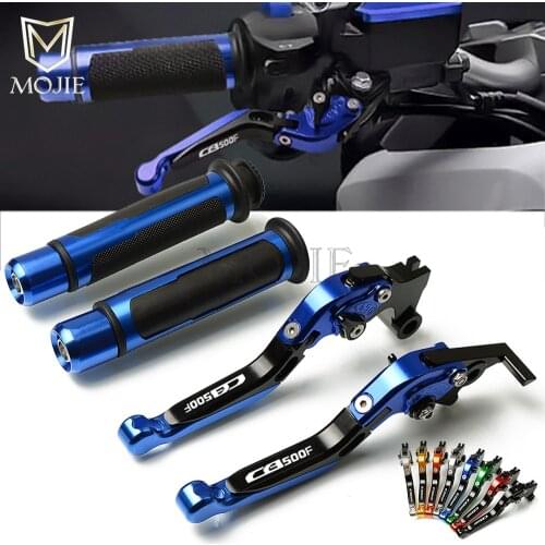 Motorcycle CNC Adjustable Foldable Brake Clutch Lever Handle Grips For Honda CBR500R CB500F CB500X CBR CB 500 R F X 2013-2018