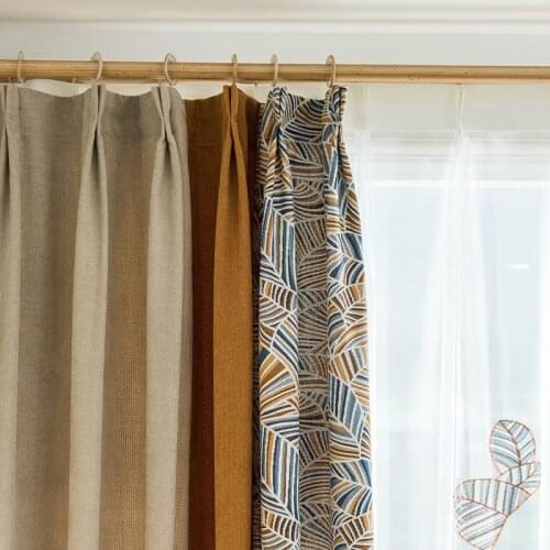 Chenille Stitching Blackout Curtains for Bedroom Nordic High Quality Embroidered Tulle Customized Drapes Living Room Home Decor