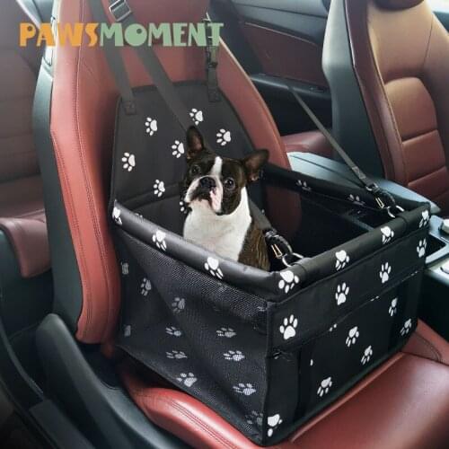 Paws Pet Dog Carrier Folding Car Seat Pad Safe Carry House Puppy Bag Car Travel Accessories Waterproof Dog Seat Bag Basket NEW