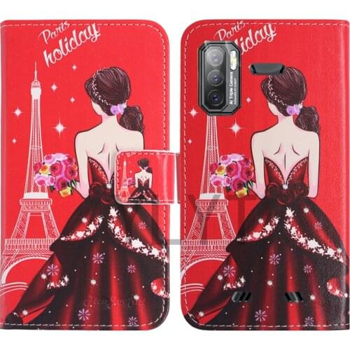 TienJueShi Fashion Protection Flip Leather Cover Wallet Case For CUBOT C20 KingKong 5 Pro Pouch Shell Etui Skin