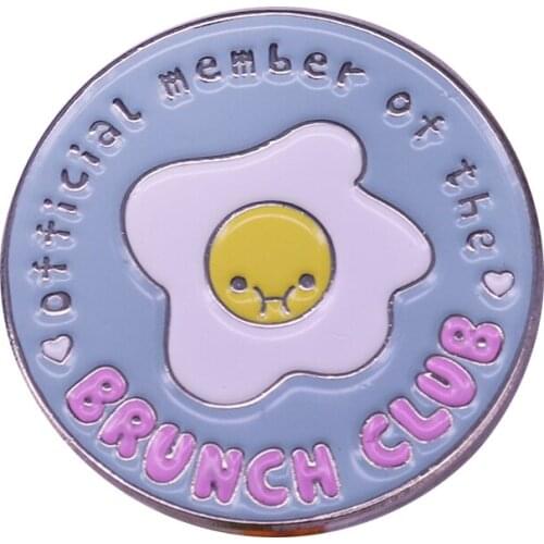 Join the Brunch Club today with this official lapel pin and unique lifetime membership card