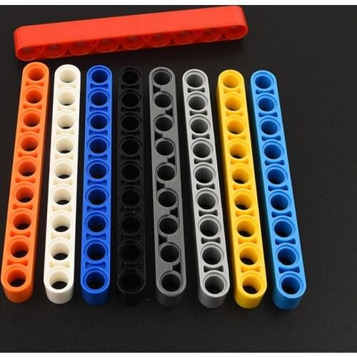 10PCS 40490 High-tech Hole beam 1 x 9 Thick Building Blocks Parts MOC DIY Education Build Toys Brick