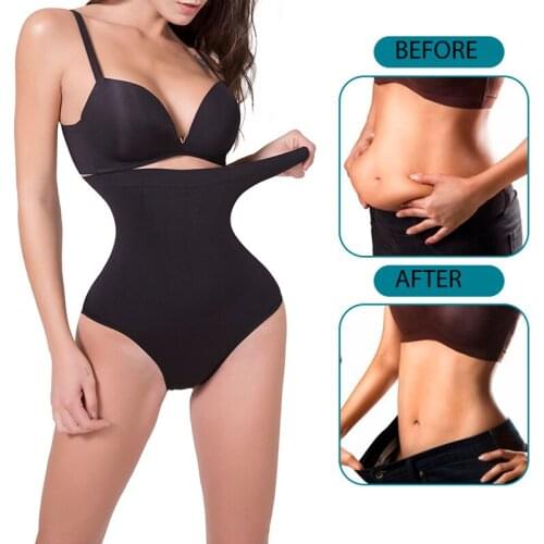 Women Waist Trainer Tummy Control Panties Body Shaper High Waist Shapewear Briefs Butt Lifter Slimming Corset Seamless