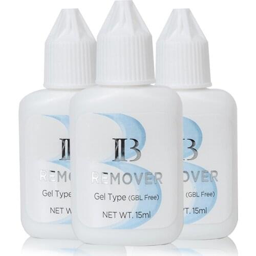 10Pcs I Beauty Eyelash Remover Wholesale Korea Clear Gel Cleaner IB Glue Blue Type Adhesive Removers False Lash Removal Gel