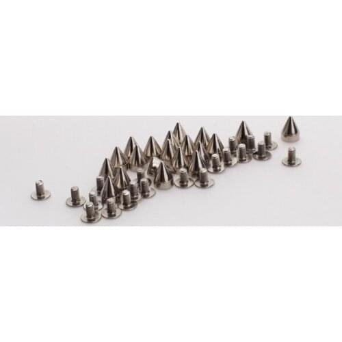 20 Pieces Cone Spikes Studs for DIY Craft Leathercraft