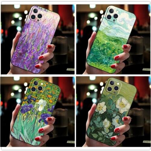 Colorful Flower Coque For iPhone 12 Mini XS S 11 11Pro 12Pro Max 6 6S 7 8 Plus X SE 2020 XR Case Cover Cute Protective Phone Bag