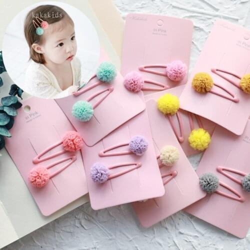 2010 Korea childrens hair accessories childrens hair clips BB clip mesh ball drop oil BB clip