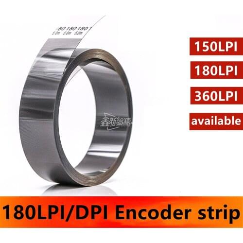 Eco solvent Printer raster 180dpi encoder strip For Allwin Human Xuli infiniti large format printer H9730 15mm-180lpi film tape