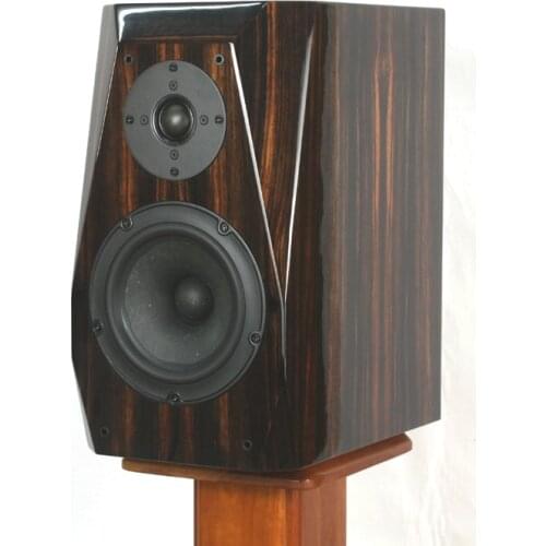 And into a 6.5-inch bookshelf speaker Piales NE180 gentleman treasure 9700 ebony leather piano paint