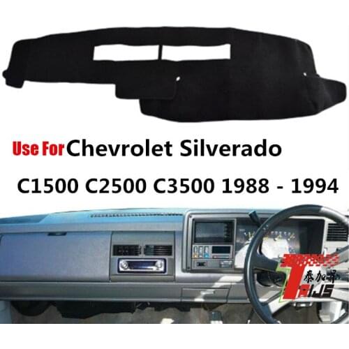 TAIJS Factory Classic Polyester Fibre Car Dashboard Cover For Chevrolet Silverado C1500 C2500 C3500 1988-1994 Right hand drive