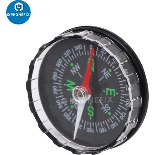 45mm Hiking Liquid Filled Aluminum Wild Survival Professional Compass Navigation Tool Pocket Map Magnifier Outdoor Accessories