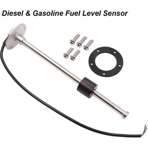 Best Boat Tank Fuel Sending Unit Marine Car Fuel Level Gauge Sensor 0~190ohm Stainless Steel Fuel Sender 450 350 300 200 mm