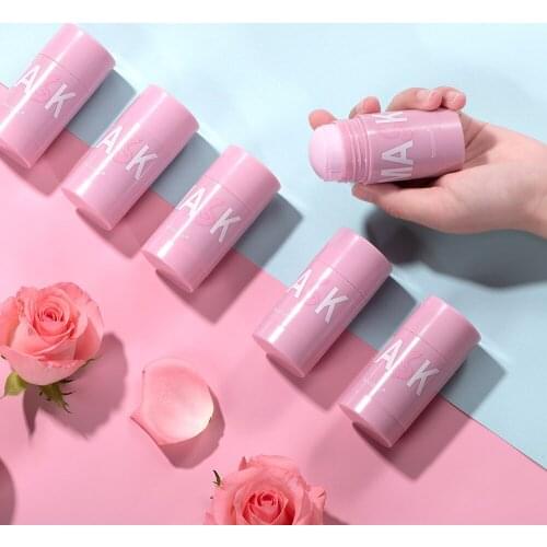 Girl Rose Solid Mask Deep Cleaning Mud Mask Stick Oil Control Anti-Acne Masks Purifying Clay Stick Mask Skin Care