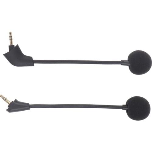 1PC Mini Headphone Microphone gaming Headsets mic microphone for HYPERX Cloud Alpha Revolver S game headphones Core Accessories