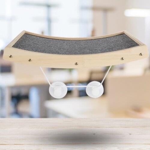 Wall Mounted Wooden Cat Window Perch Bed Safety Toy Sunbathing Napping