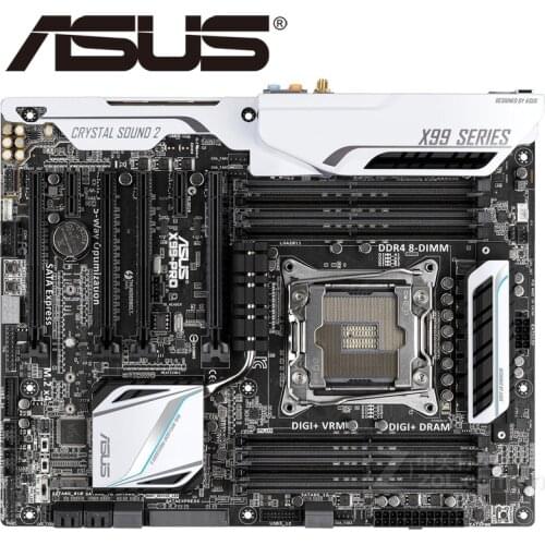 Asus X99-PRO Desktop Motherboard X99 Socket LGA 2011-V3 i7 X DDR4 128G ATX UEFI BIOS Original Used Mainboard On Sale