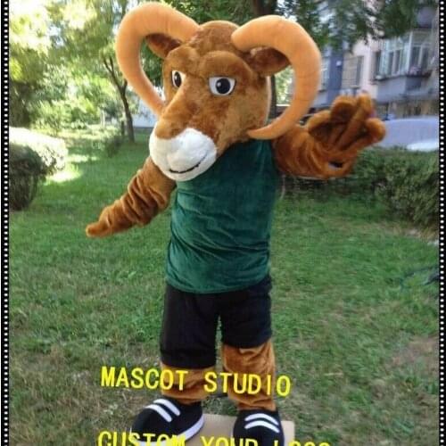 New Happy Carnival Mascot Halloween Cartoon Ram Cosplay Performance Costume Adult Use Birthday Party Advertising Parade Set