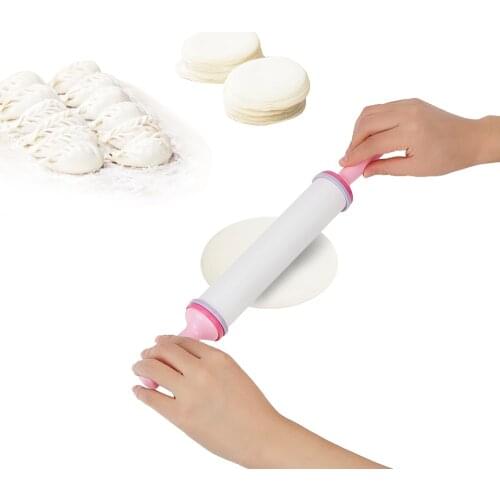 Cookies Biscuit Embossing Bakeware Pastry Tools Gadgets Cooking Tools Non-Stick Rolling pin Fondant Cake Dough Roller