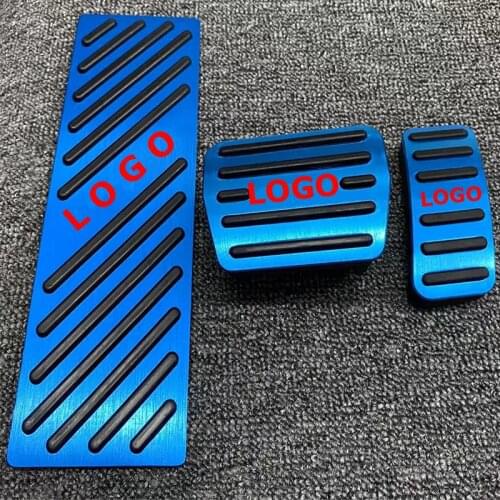 Footrest Pedal For Volkswagen Tiguan L 2017 2018 2019 2020 2021 Car Brake Fuel Accelerator Pedals Covers Pad Interior Accessory