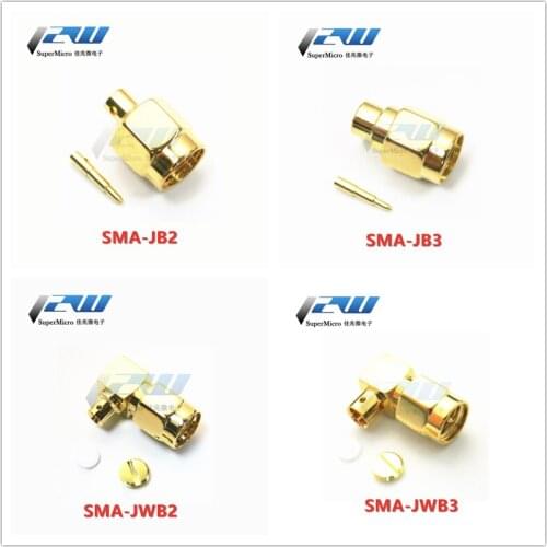 SMA male straight/elbow joint SMA-JB2/JB3 SMA-JWB welding-1.5-3 semi-flexible semi-rigid