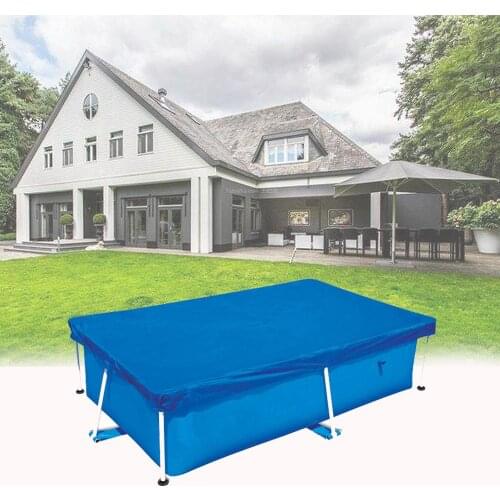 Swimming Pool Cover Spa Rainproof Large Rectangular Floor Cloth Dust Covers for Outdoor Garden Sports Gym Cover Accessories