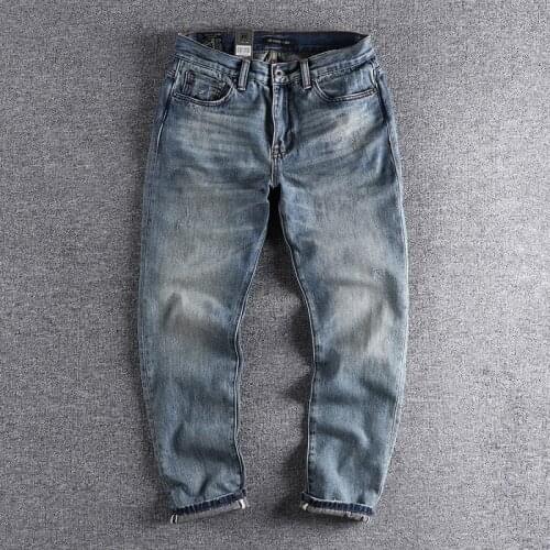 YURUNXIANG Mens Winter Jeans