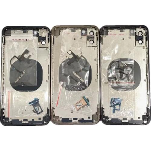 AAA quality back cover housing for iphone X like 12pro battery cover Xsmax to 12promax back cover With Glass