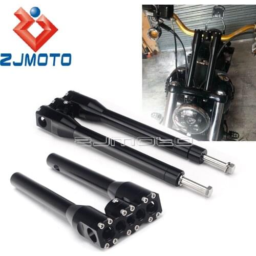 25mm 1'' Motorcycle Handlebar Bar Clip On Riser Kit For Harley Touring Road King Street Glide Softail Dyna Sportster Street Bob